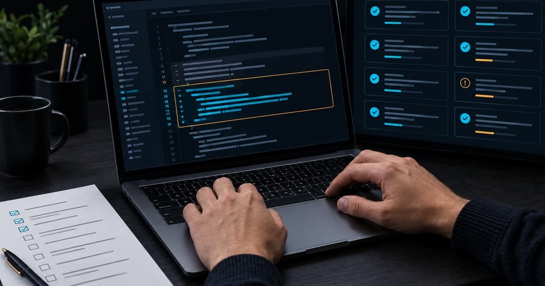 修正案と確認結果を人が照合する作業のAI生成イメージ