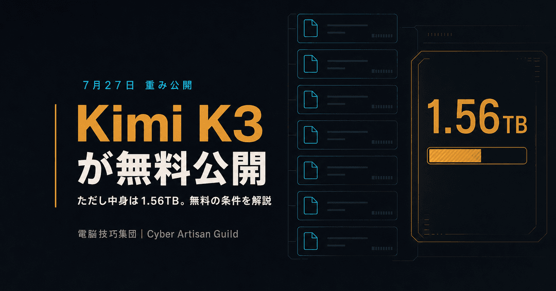 Kimi K3のオープンウェイト記事のサムネイル