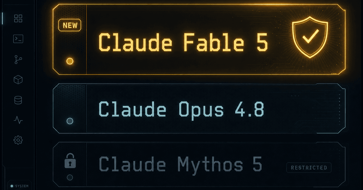 Claude Fable 5 が来た ──"Opusの上"の新クラス、開発者は何を知るべきか