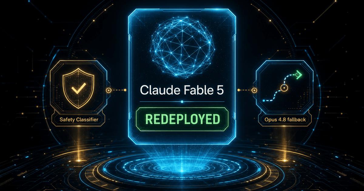 消えた「最強AI」が、戻ってきた ──Fable 5再展開でわかった、AIモデルの新しい"戻り方"