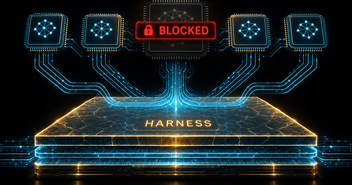 「最強モデル」より「強いharness」──frontier AIが“政策で止まる”時代のエージェント設計