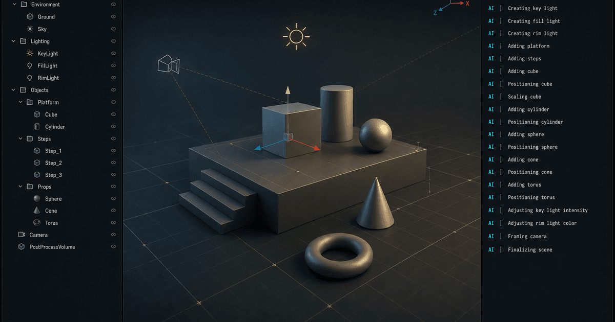 AIが「コードを書く」から「制作ソフトを操作する」へ ──MCPが、ゲームエンジンと3Dの現場に染み出した